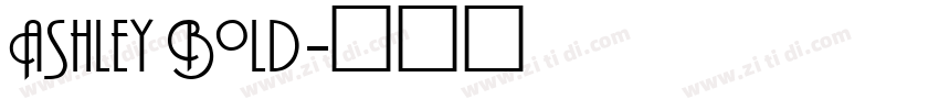 Ashley Bold字体转换